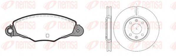 REMSA 865900 Комплект гальм, дисковий гальмівний механізм