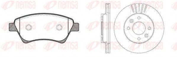 REMSA 897600 Комплект гальм, дисковий гальмівний механізм