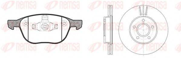 REMSA 8108200 Комплект гальм, дисковий гальмівний механізм