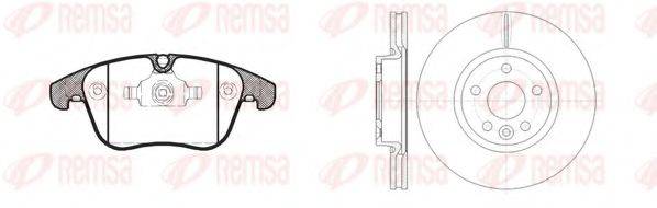 REMSA 8121900 Комплект гальм, дисковий гальмівний механізм