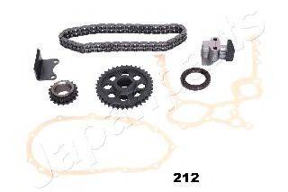 JAPANPARTS KDK212 Комплект мети приводу розподільного валу