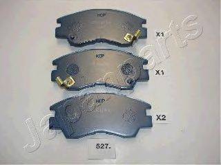 JAPANPARTS PA527P Комплект високоефективних гальмівних колодок