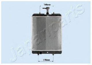 JAPANPARTS RDA033068 Радіатор, охолодження двигуна