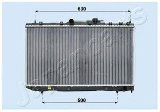 JAPANPARTS RDA153007 Радіатор, охолодження двигуна