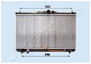 JAPANPARTS RDA283092 Радіатор, охолодження двигуна