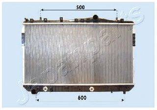 JAPANPARTS RDA313021 Радіатор, охолодження двигуна