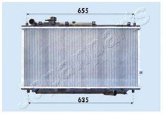 JAPANPARTS RDA333019 Радіатор, охолодження двигуна