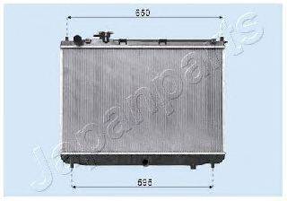 JAPANPARTS RDA333028 Радіатор, охолодження двигуна