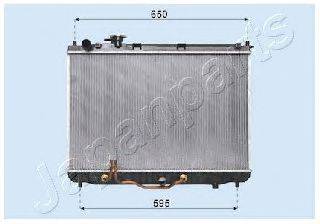 JAPANPARTS RDA333029 Радіатор, охолодження двигуна