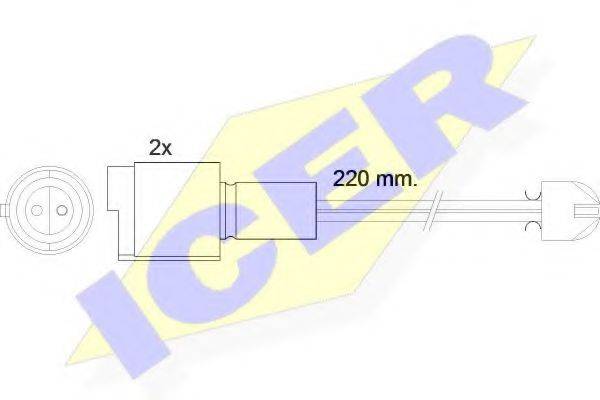 ICER 610394EC Сигналізатор, знос гальмівних колодок