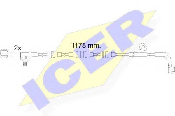 ICER 610481EC Сигналізатор, знос гальмівних колодок