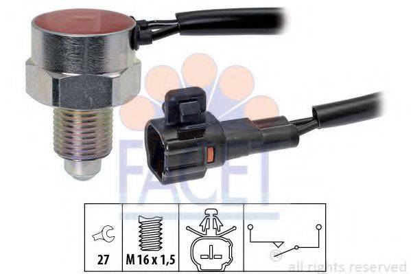 FACET 76301 Вимикач, фара заднього ходу