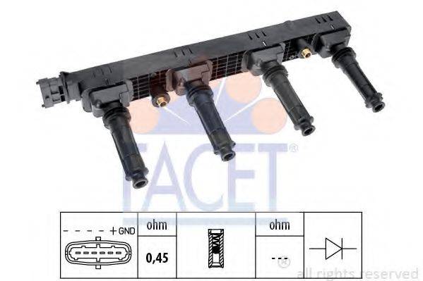 FACET 96407 Котушка запалювання