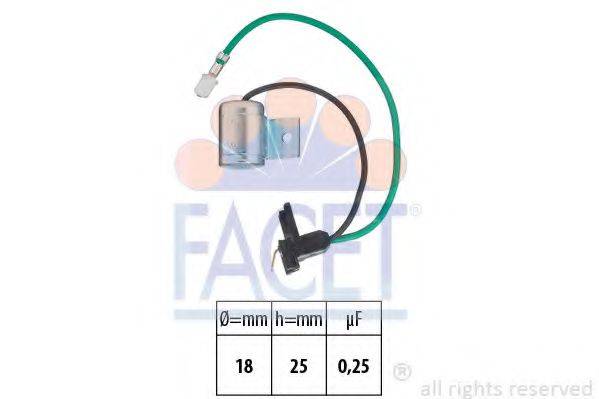 FACET 00628 Конденсатор, система запалювання