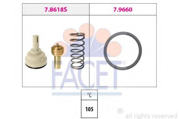 FACET 78618 Термостат, охолоджуюча рідина