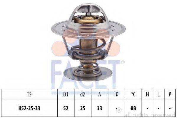 FACET 78394S Термостат, охолоджуюча рідина