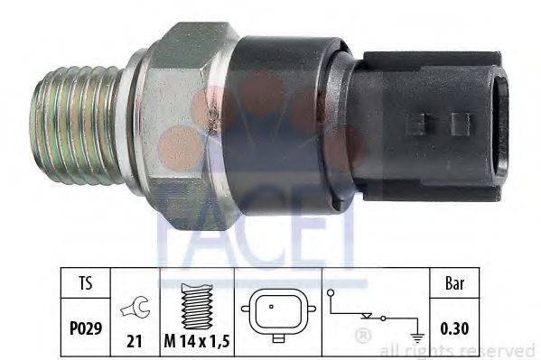 FACET 70181 Датчик тиску масла