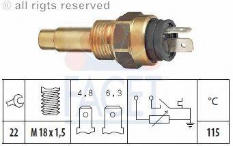 FACET 73551 Датчик, температура охолоджувальної рідини