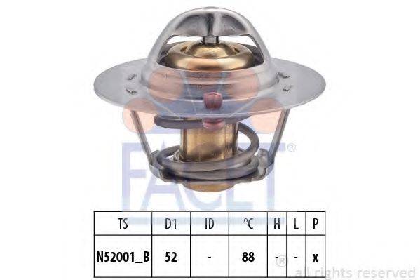 FACET 78355S Термостат, охолоджуюча рідина