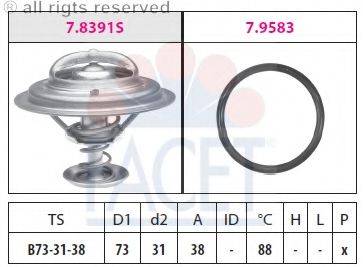 FACET 78391 Термостат, охолоджуюча рідина