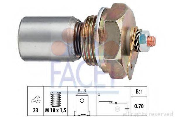 FACET 70082 Датчик тиску масла