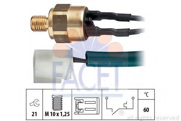 FACET 74094 термовимикач, сигнальна лампа рідини, що охолоджує