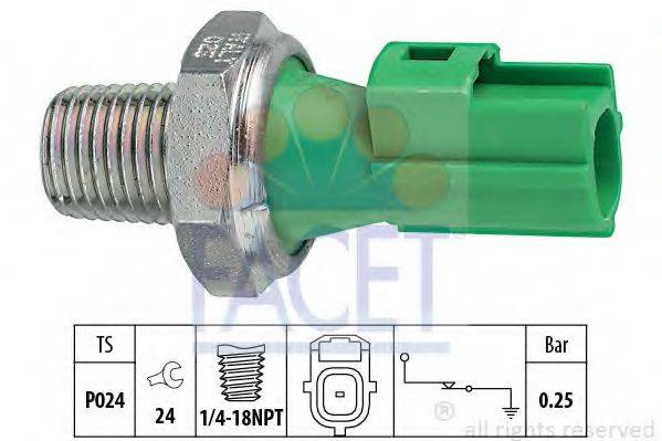 FACET 70146 Датчик тиску масла