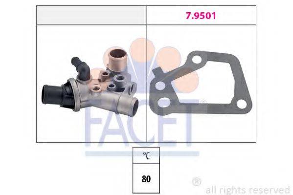 FACET 78153 Термостат, охолоджуюча рідина
