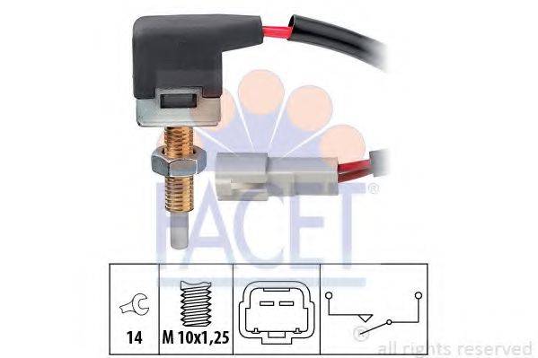 FACET 71167 Вимикач, привід зчеплення (Tempomat)