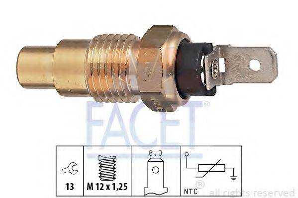 FACET 73121 Датчик, температура охолоджувальної рідини