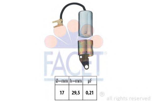 FACET 00267 Конденсатор, система запалювання