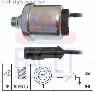 FACET 70635 Датчик, тиск олії
