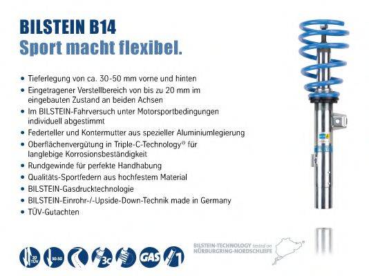 BILSTEIN BIL017166 Комплект ходової частини, пружини / амортизатори