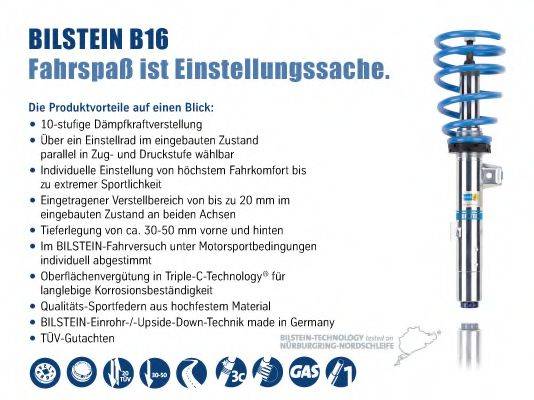 BILSTEIN BIL003163 Комплект ходової частини, пружини / амортизатори