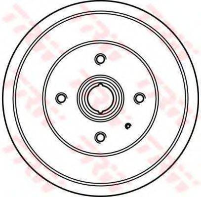 TRW DB4247 Гальмівний барабан
