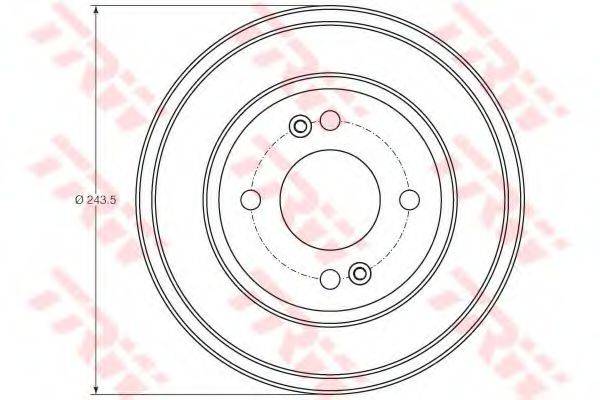 TRW DB4401 Гальмівний барабан