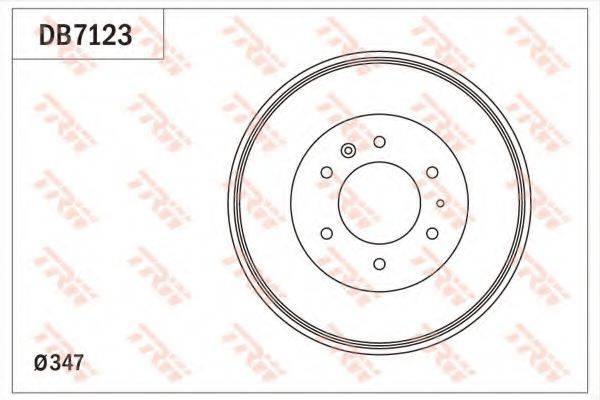 TRW DB7123 Гальмівний барабан