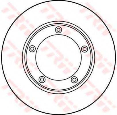 TRW DF1209 гальмівний диск