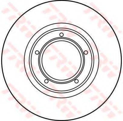 TRW DF1667 гальмівний диск