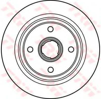 TRW DF2605 гальмівний диск