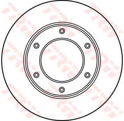 TRW DF3027 гальмівний диск