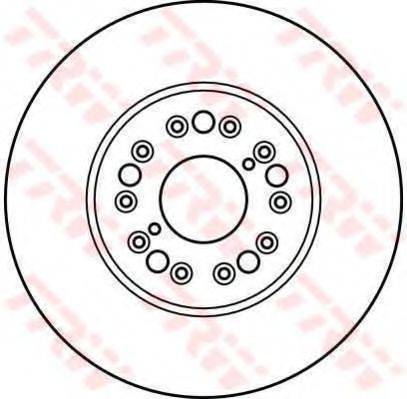 TRW DF4015 гальмівний диск