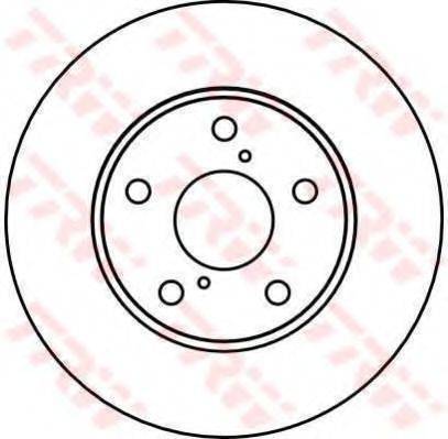 TRW DF4114 гальмівний диск
