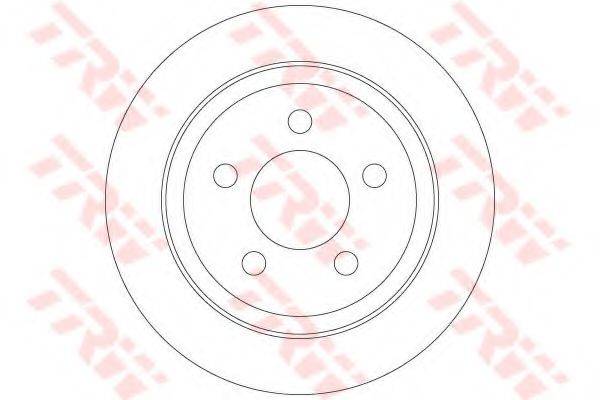 TRW DF6386 гальмівний диск