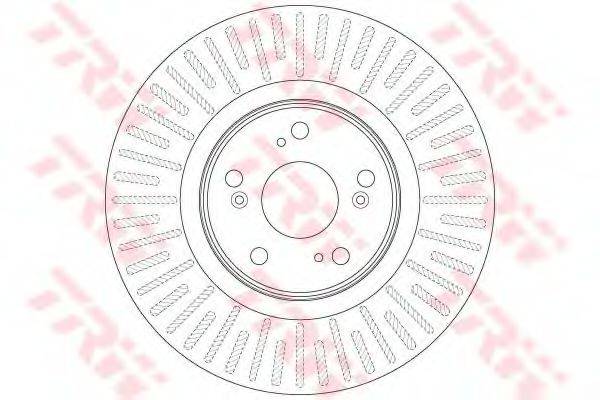 TRW DF6437 гальмівний диск