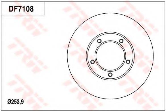 TRW DF7108 гальмівний диск