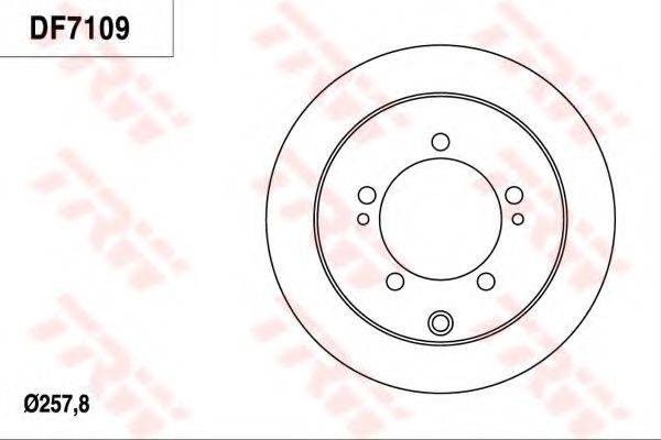TRW DF7109 гальмівний диск