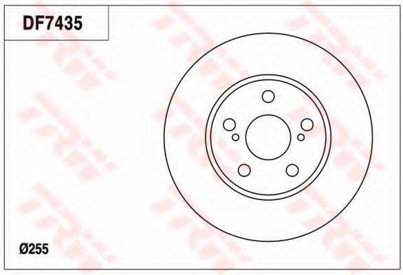 TRW DF7435 гальмівний диск