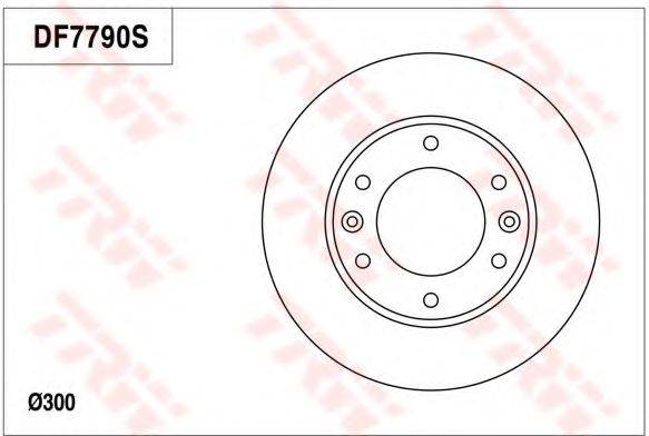 TRW DF7790 гальмівний диск