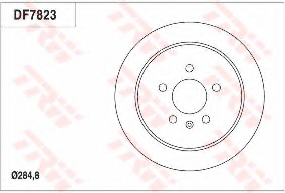 TRW DF7823 гальмівний диск